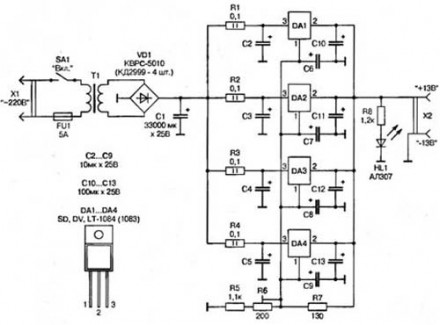 Источники питания для импортных трансиверов Блоки питания для трансивера своими руками