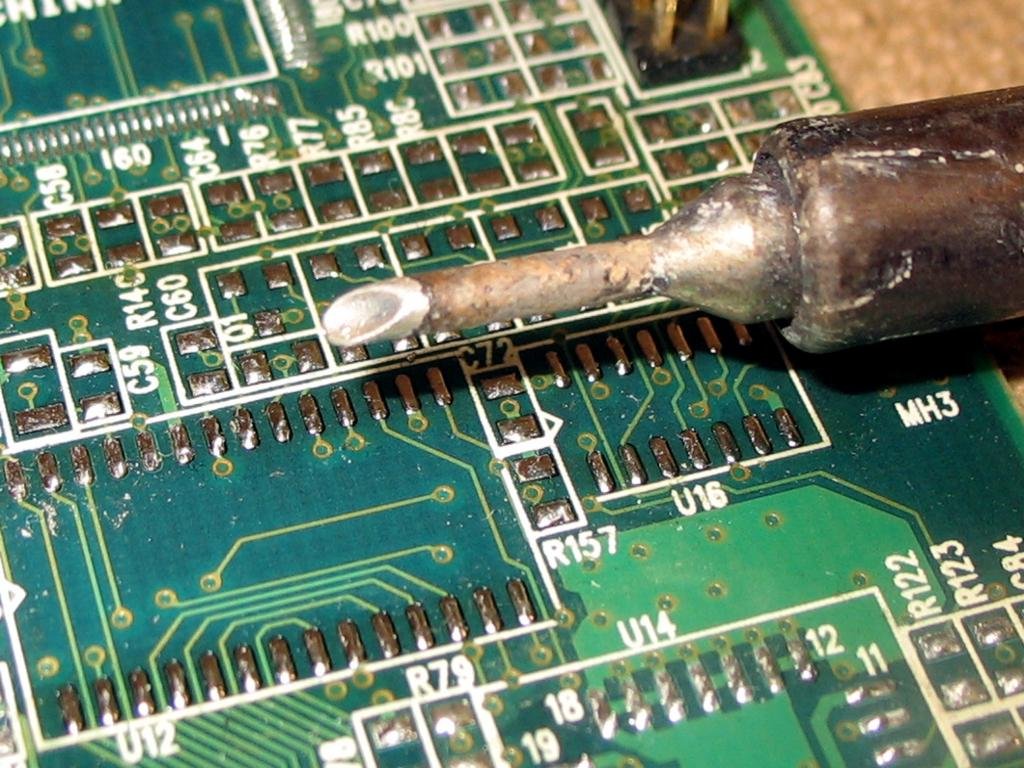 Пайка SMD элементов | RUQRZ.COM - сайт радиолюбителей.